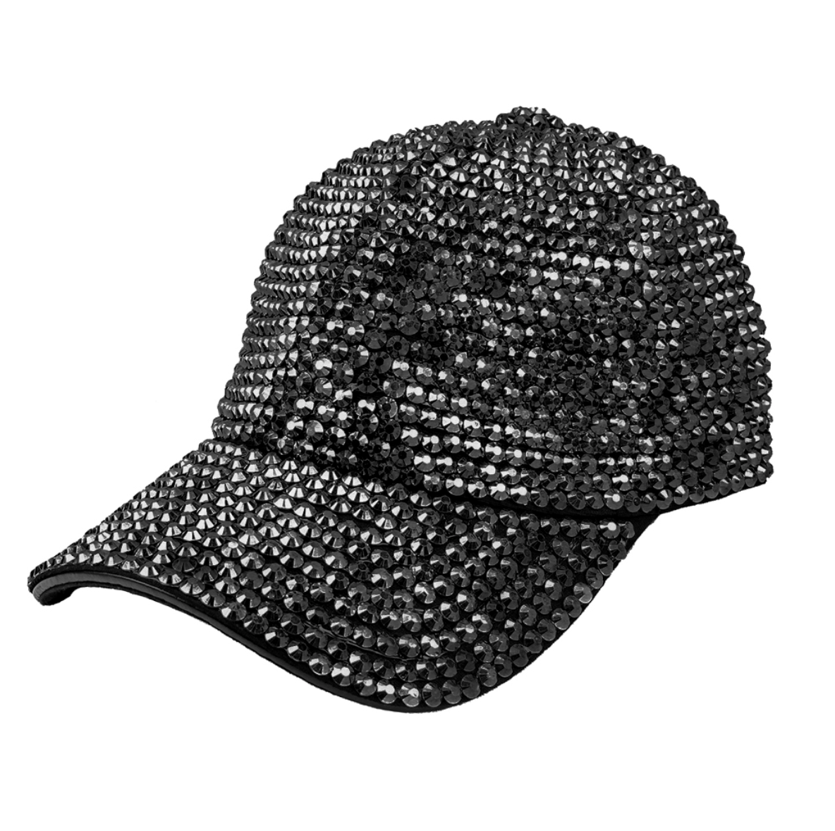 Bling time Bedazzled Baseball Cap in Rose Gold Silver Chapel Hats