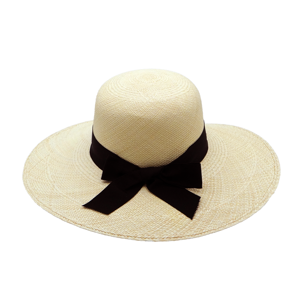 Emma Sun hat Genuine Panama hat bow